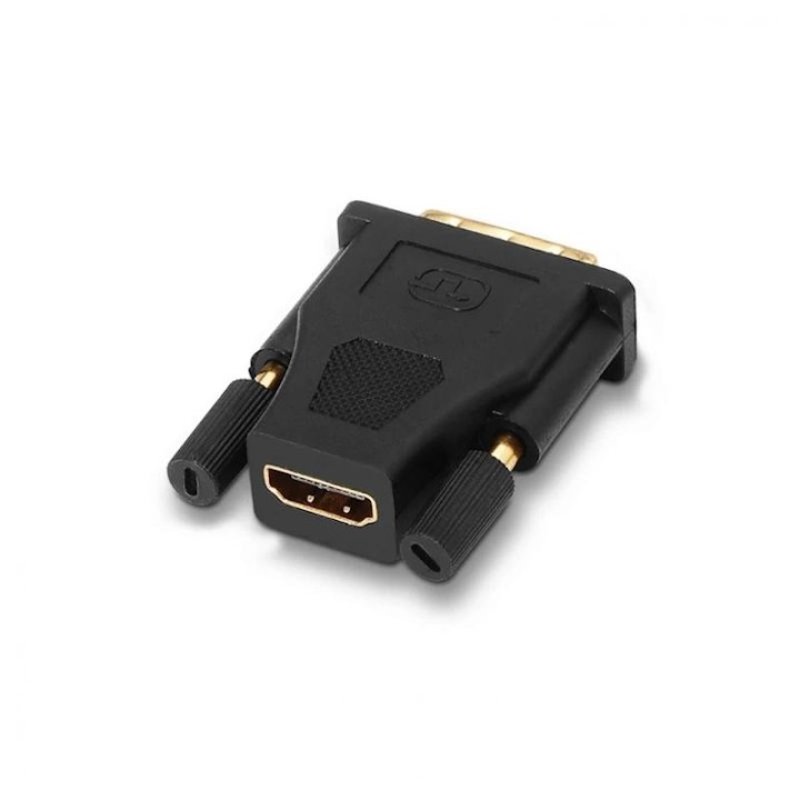 aisens adaptador dvi 24+1/m a hdmi a/h oro negro