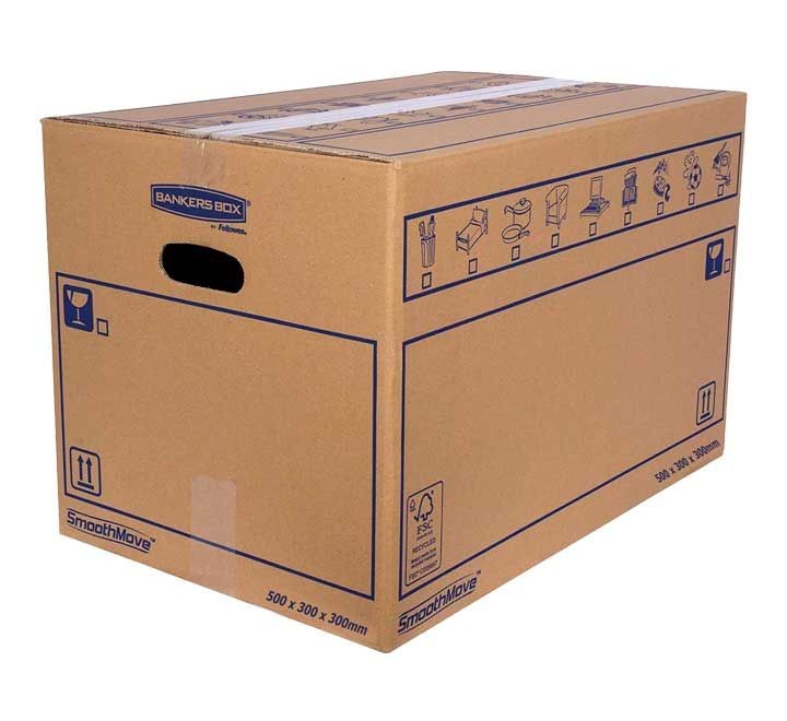 p. 10 cajas fellowes 50x30x30 carton doble