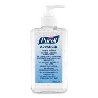 bote de 300 ml. gel hidroalcoholico advance c/ bomba purell ja077